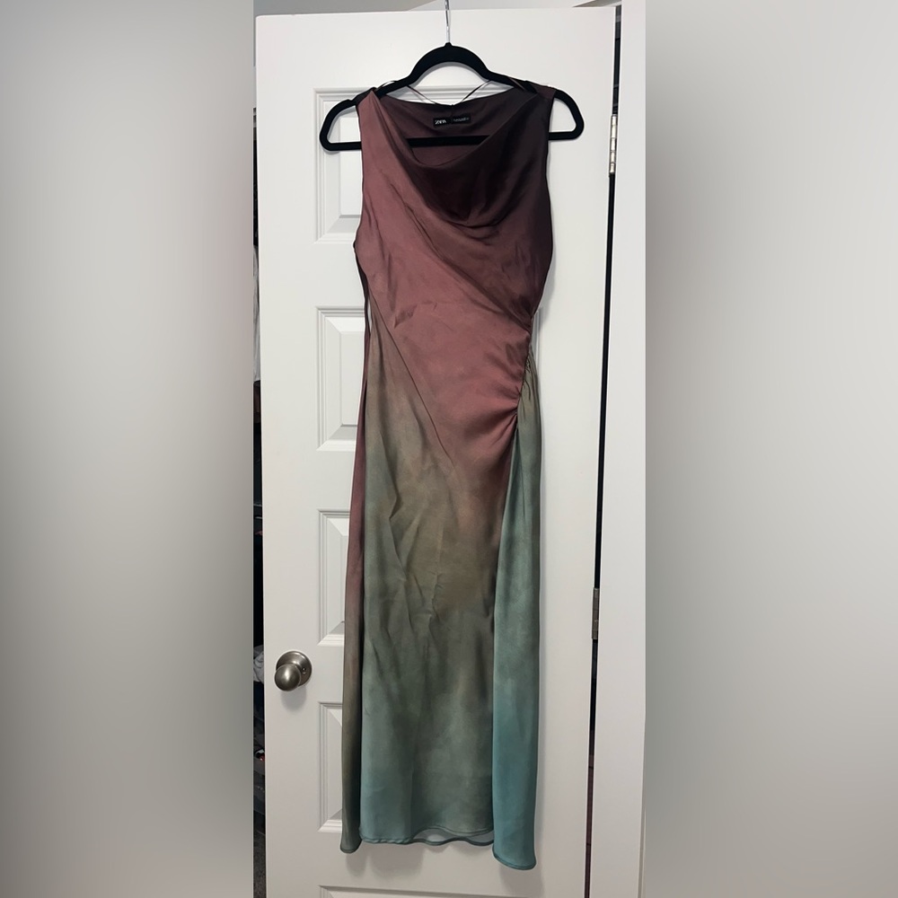 Zara tie dye midi dress
